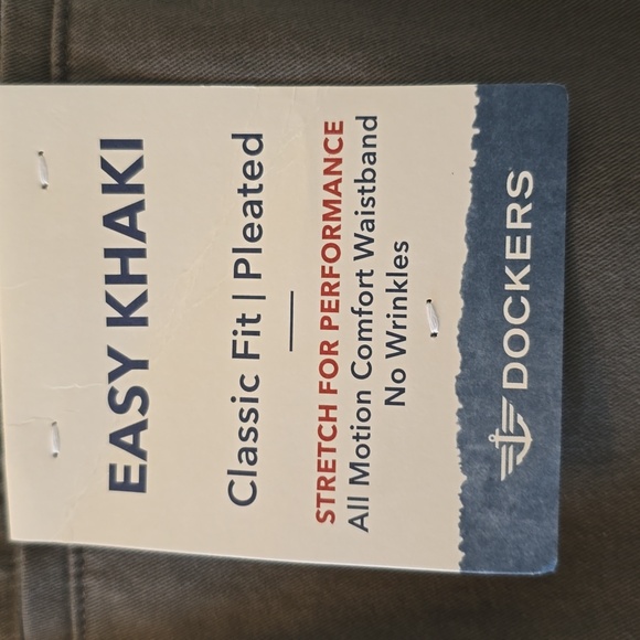 DOCKERS BRAND MENS BROWN KAKHI PANTS SIZE 36x34 - Picture 9 of 16